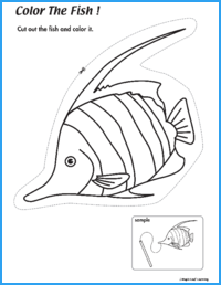 Color the Fish Activity