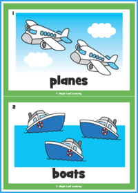 Let's Be Planes Flashcards