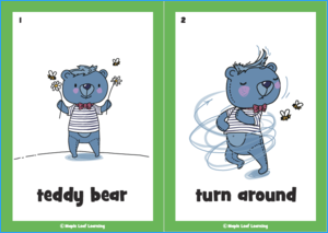 The Teddy Bear Song Flashcards