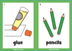 The Clean Up Song Flashcards