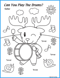Can You Play the Drums? Worksheet