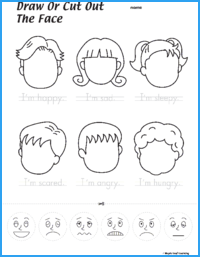 Draw the Faces Worksheet