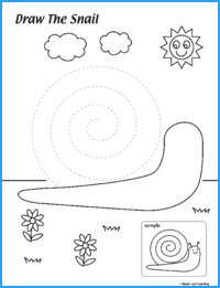 Draw the Snail Activity