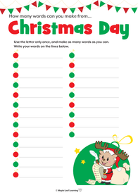 christmas-day-anagram-worksheet