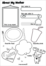 my-mother-worksheet