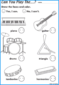Can You Play the…? Worksheet